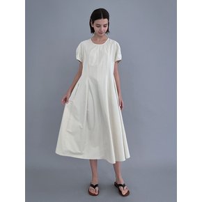 [SALT Label] COTTON VOLUME DRESS_CREAM