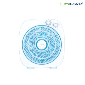 UMF-7126KN 5엽 박스팬 선풍기 10인치 블루