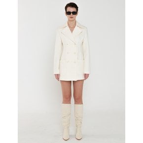 Dining Double Tweed Jacket One piece Ivory