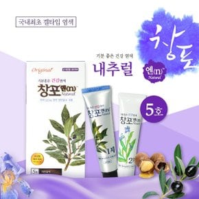 중외제약 창포엔 내추럴 5호 자연갈색 60g 친환경 프리미엄 새치염색약