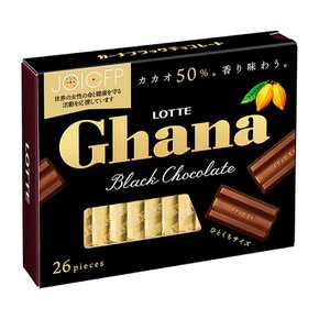 일본 롯데 가나 블랙 엑셀런트 초콜릿 26매 119g