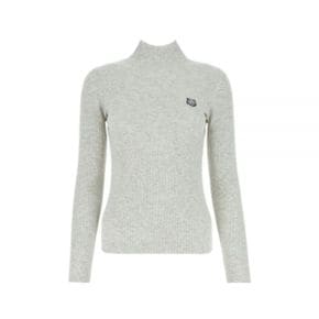 메종키츠네 TONAL FOX HEAD PATCH FINE RIBBED TURTLENECK (LW00806KT1091-H120)