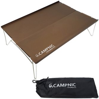 캠프닉 초경량 캠핑 미니테이블 + 파우치 세트 솔로밥상 1인밥상 차박테이블 사이드테이블