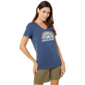 5199796 Life is Good Daisy Rainbow Crusher-Lite Tee