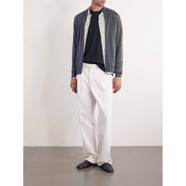 피아첸차 1733 슬림핏 울 집업 가디건 46376663163073500