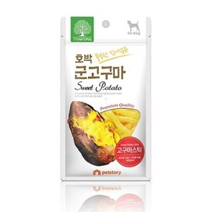 오너클랜 애완간식 호박 군고구마 스틱 50g 강아지 사료식품