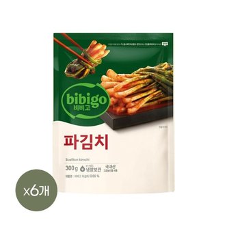 CJ제일제당 비비고 파김치 300g x6개