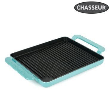차세르 무쇠 주물 컬러 사각 그릴 26cm(보라보라)