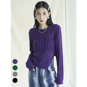 See-through Knitwear -  4COL