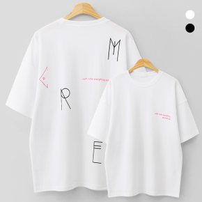 에브리띵 오버핏 반팔티  MDBT024MR _P311200287