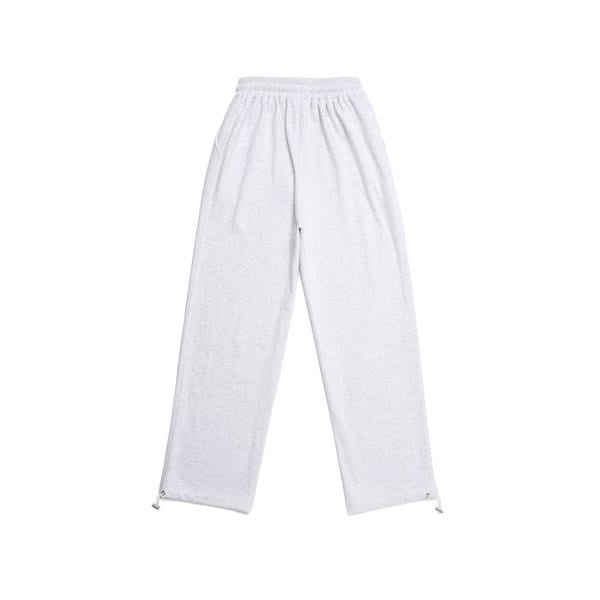 로고 스트링 팬츠 (그레이)