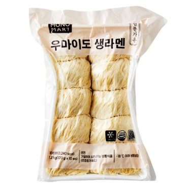 신세계라이브쇼핑 우마이도 생라멘 냉동 120g  10입 1.2kg