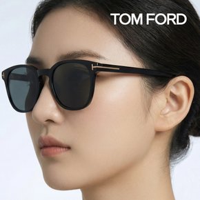 [한정수량] 톰포드 TF1051K 01A 53 스퀘어 라운드 뿔테 아시안핏 오버 명품 선글라스