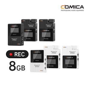 코미카 무선마이크 BOOMX-D PRO D2 송신기2개 수신기1개 / 내장 메모리 8GB, 작동거리 100m