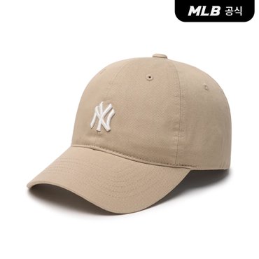 MLB [코리아공식]루키 언스트럭쳐 볼캡 NY (Beige)