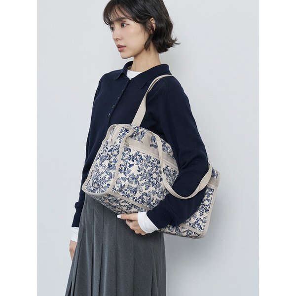 보스턴 위켄더백 레오파드 플라워 호피 M 미디움