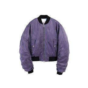 CRACK BOMBER JACKET EGGPLANT (PURPLE)