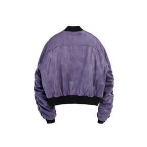 CRACK BOMBER JACKET EGGPLANT (PURPLE)