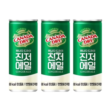  캐나다드라이 진저에일 250ml/ 20캔