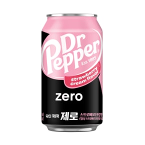 닥터페퍼 제로 스트로베리크림향 350ml