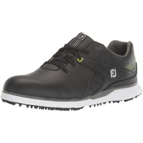 일본 풋조이 골프화 FootJoy 남성용 Pro/Sl 골프 슈즈 블랙/라임 85 와이드 1629802