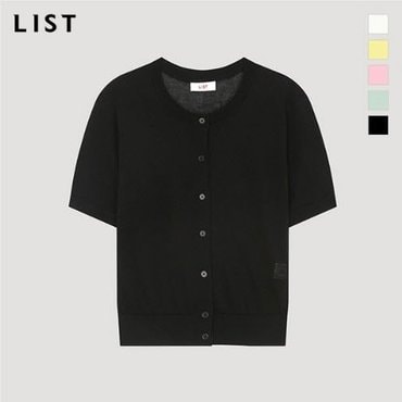 리스트 시스루 하프 슬리브 가디건
