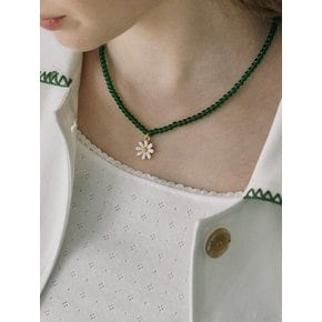 Daisy Green Necklace - Green