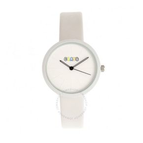 4442016 Crayo Blade Quartz White Dial Watch