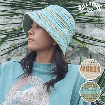 빌라봉 여성 CROCHE HAT STRIPE 크로셰 버킷햇 (WF13HT119)