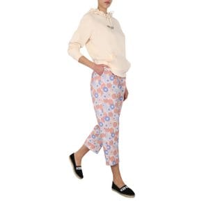 SS20 KENZO Pants CROPPED TROUSERS PINK FA52PA003_5J234