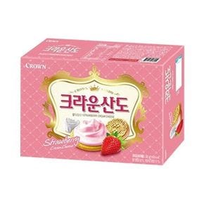 크라운 산도 딸기크림치즈 대 323g 간식 수입과자 봉지과자 과자세트