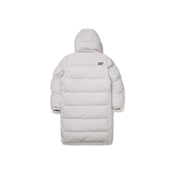 [시흥점] 에센셜 덕다운 롱패딩 라이트그레이 SDUJDFO06LGR