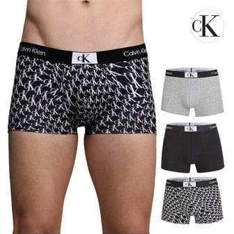 Calvin Klein Underwear 캘빈클라인 CK 언더웨어 남성 드로즈 남자 속옷 트렁크 팬티 3팩세트 NB3528E-JGN