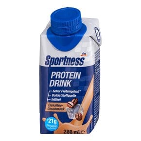 [해외직배송] 독일 dm 스포츠니스 프로틴 드링크 아이스커피 200ml
