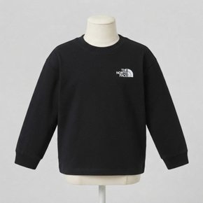 노스페이스 키즈 키즈 고 투 긴팔 티 BLACK NT7TS01T