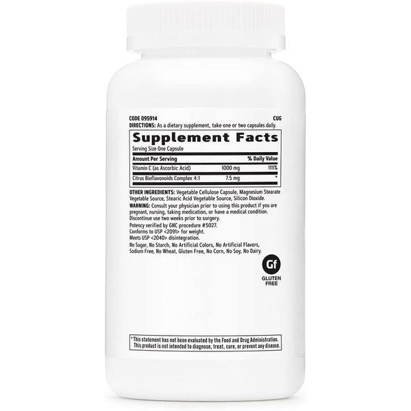 해외배송 GNC 지앤씨 비타민C 1000mg 180정 Vitamin C