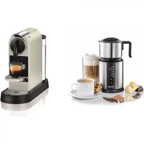 독일 네스프레소 에어로치노4 1836840 Nespresso DeLonghi EN167.W Citiz Coffee Capsule Machin