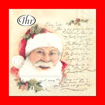 IHR 런치냅킨 Dear Santa (L798400)