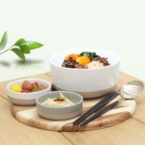 마시프렌치 포개다 1인 그릇세트 식기세트 플레이팅접시 6p