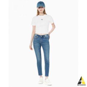 캘빈클라인 JEANS 여 미드블루 바디핏 앵클 데님 J221692 1A4