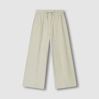 JAJU 여 이중지 셔링 파자마 팬츠 J2054020170AW