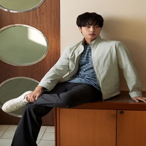 25S/S Premium 하이넥 솔리드 블루종 점퍼 2종 택1 [ADF2JJ1902]
