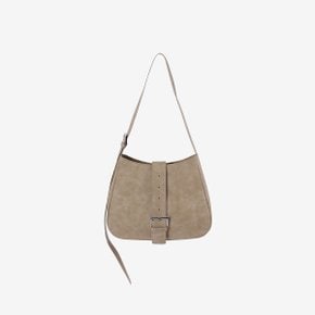 BUCKLE HOBO-BEIGE