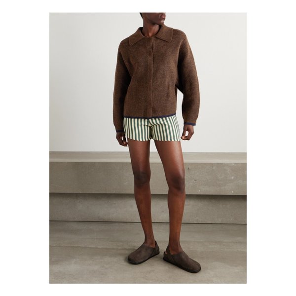 데이지 스튜디오 투톤  리브 니트 가디건 46376663162918705