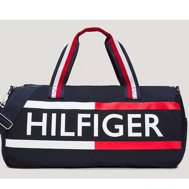 타미힐피거 남성 HILFIGER 로고 더플백 Navy