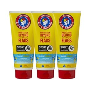 호주 Surf Life Saving Sport 서프라이프서빙 스포츠 선크림 SPF50 100mL 3개