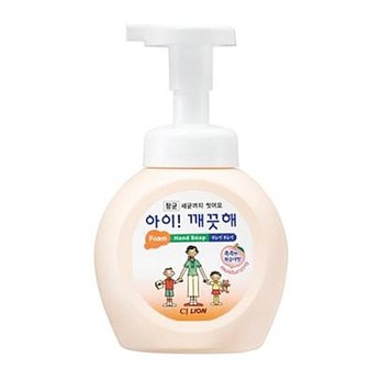 라이온코리아 아이깨끗해 핸드워시 복숭아 250ml 용기