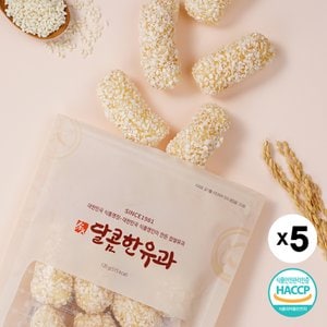  김규흔 한과 달콤한 조청 유과 120g X 5봉지