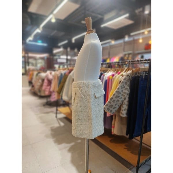 [파주점] (IV)루즈페-시퀸트위드A라인팬츠 74C1941201