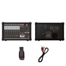 밴드공연 댄스학원  GNS 2채널 파워드믹서 GBX-1200